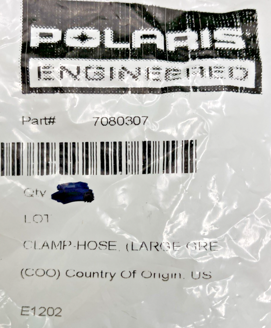 QTY 3 NEW GENUINE POLARIS 7080307 CLAMP HOSE