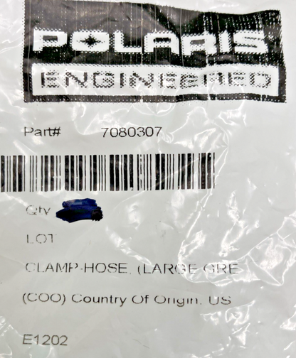 QTY 3 NEW GENUINE POLARIS 7080307 CLAMP HOSE