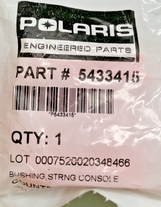 NEW GENUINE POLARIS 5433415 BUSHING, STRNG CONSOLE