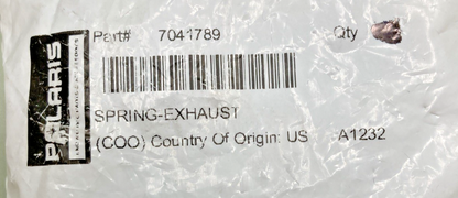 QTY 2 NEW GENUINE POLARIS 7041789 SPRING, EXHAUST