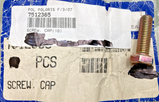 QTY 7 NEW GENUINE POLARIS 7512365 CAP SCREW