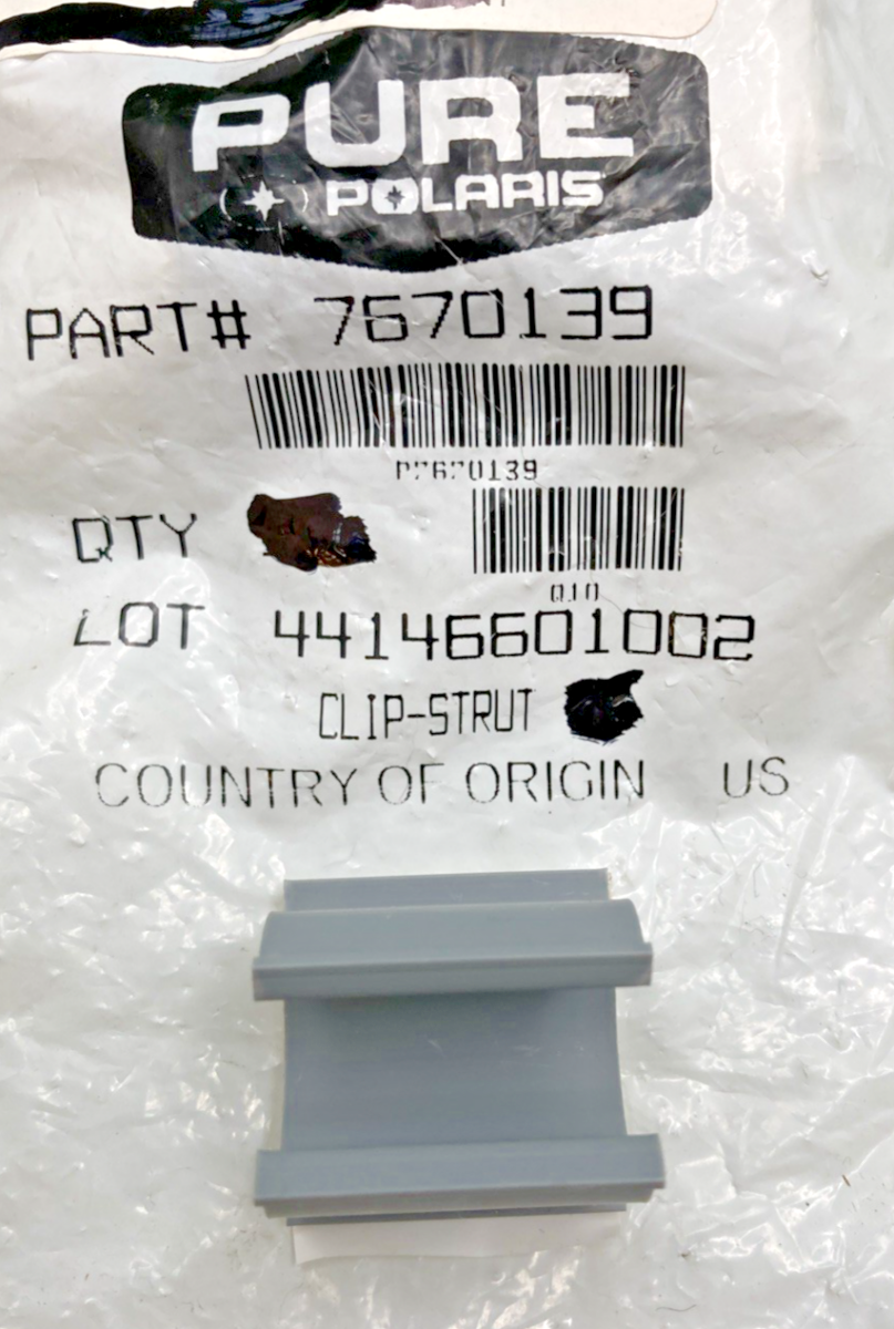 NEW GENUINE POLARIS 7670139 CLIP-STRUT