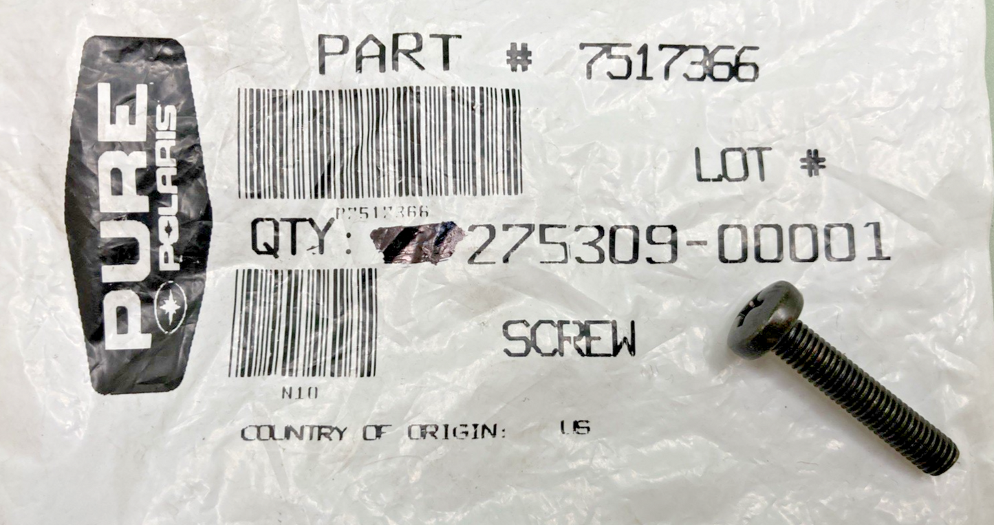 QTY 4 NEW GENUINE POLARIS 7517366 SCREW