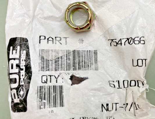 7547066 NEW GENUINE POLARIS 7547066 NUT