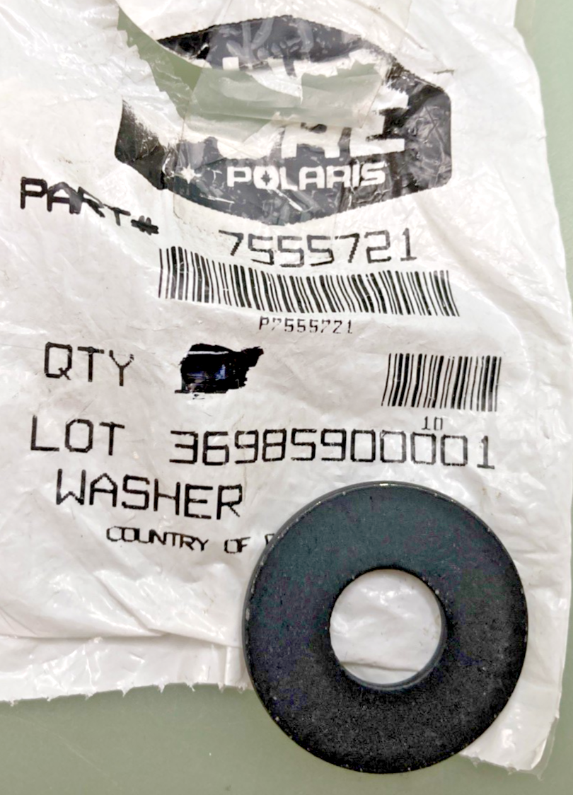 QTY 4 NEW GENUINE POLARIS 7555721 WASHER