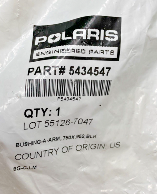 QTY 2 NEW GENUINE POLARIS 5434547 A ARM BUSHING