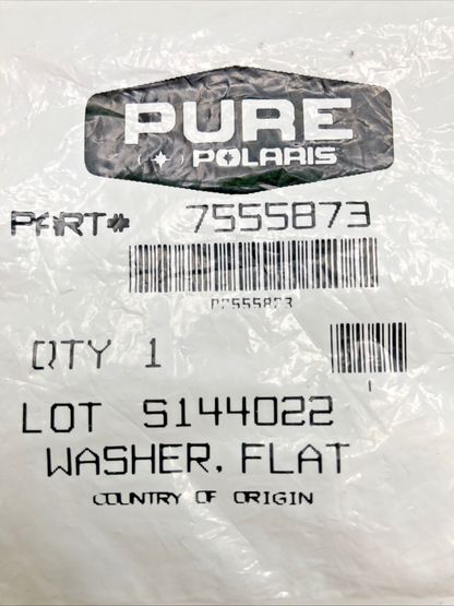 QTY 2 NEW GENUINE POLARIS 7555873 WASHER, FLAT