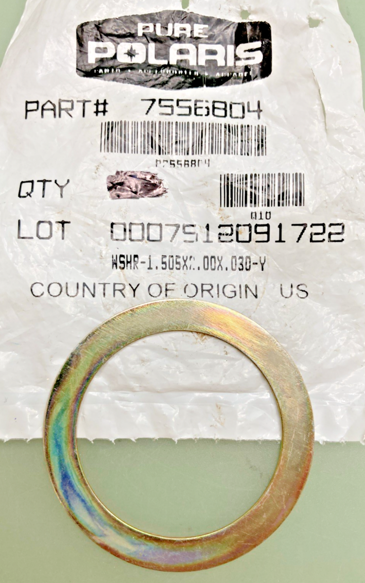 QTY 11 NEW GENUINE POLARIS 7556804 WASHER