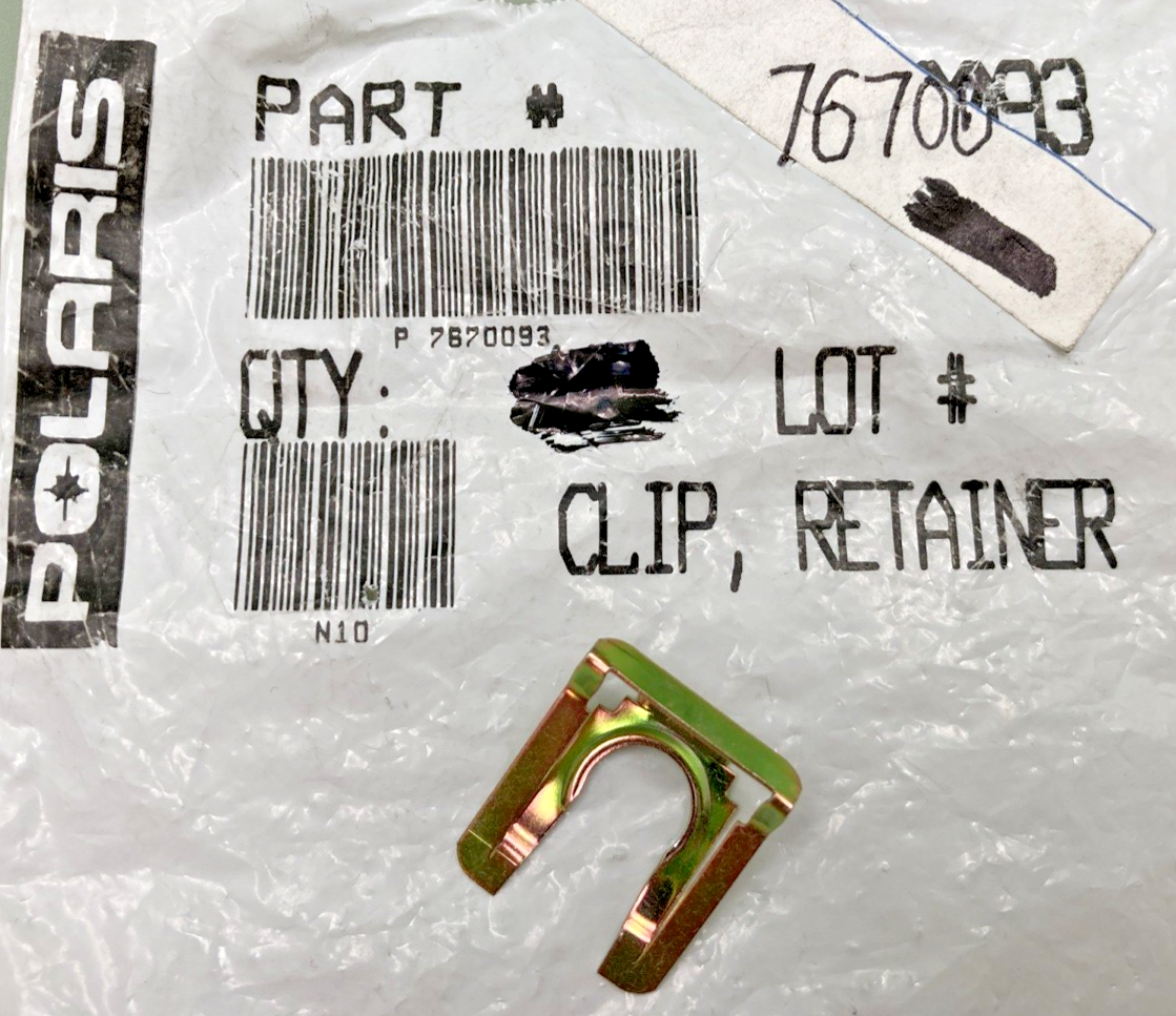QTY 5 NEW GENUINE POLARIS 7670093 RETAINER CLIP