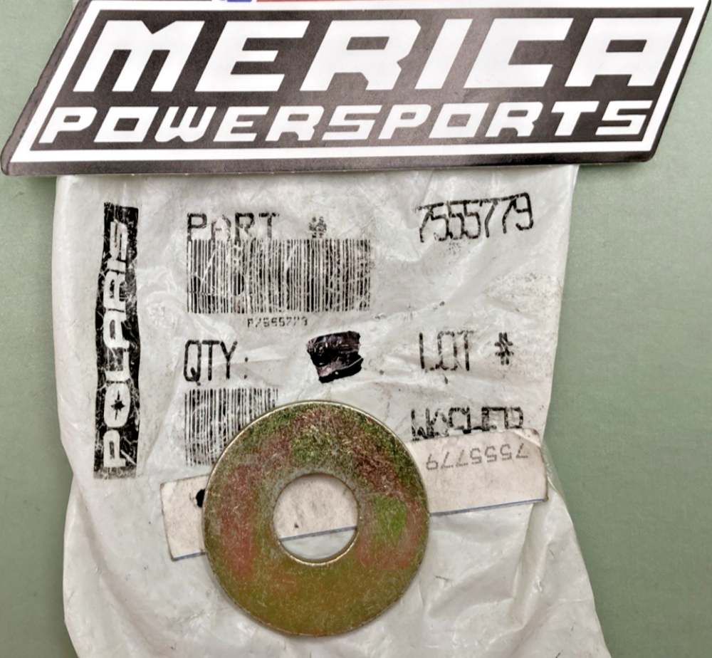 QTY 2 NEW GENUINE POLARIS 7555779 WASHER, GALVANIZED