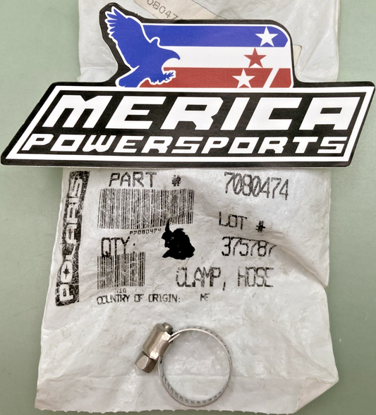 QTY 6 NEW GENUINE POLARIS 7080474 HOSE CLAMP