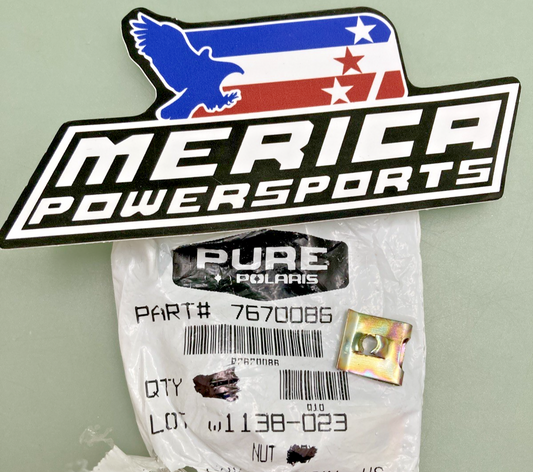 QTY 2 NEW GENUINE POLARIS 7670086 NUT