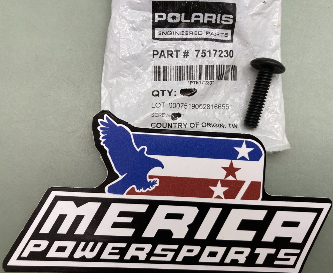 QTY 4 NEW GENUINE POLARIS 7517230 SCREW