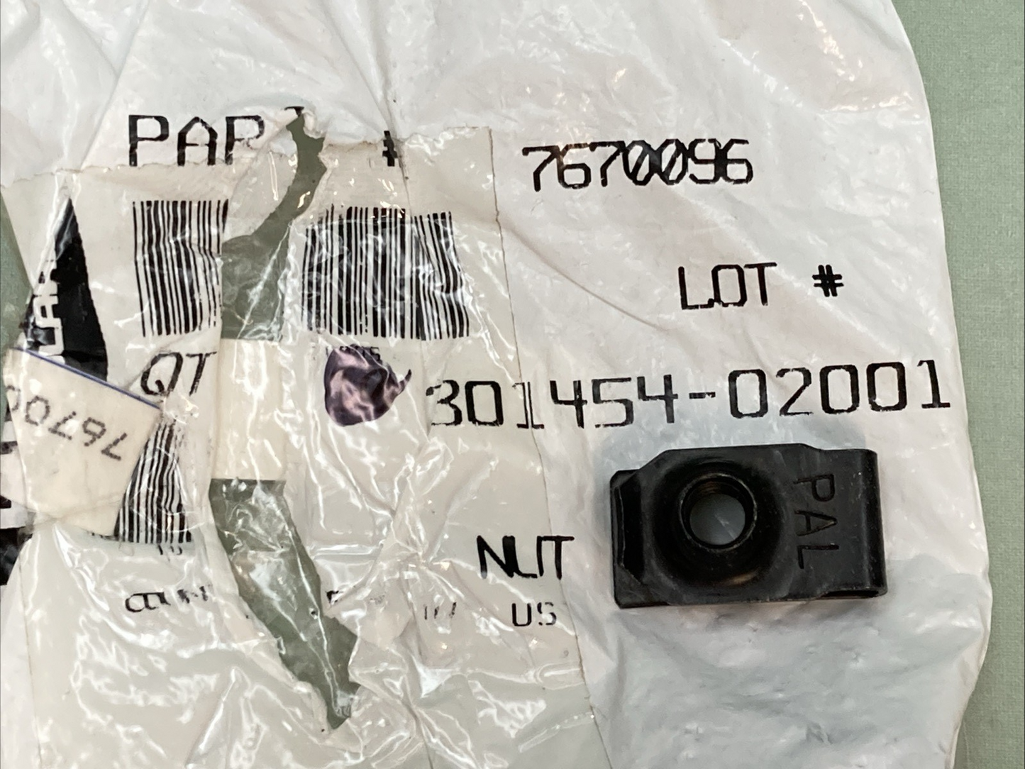 QTY 3 NEW GENUINE POLARIS 7670096 NUT