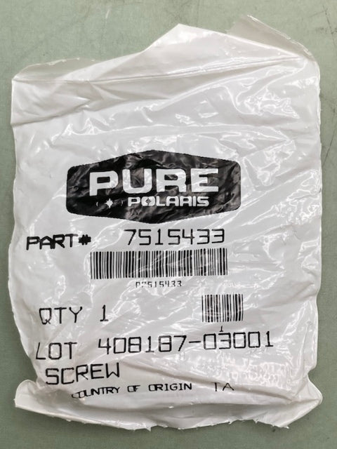 QTY 4 NEW GENUINE POLARIS 7515433 SCREW