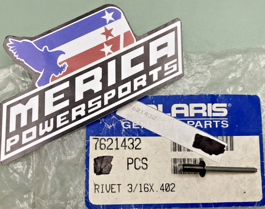 QTY 2 NEW GENUINE POLARIS 7621432 RIVET 3/16X. 402