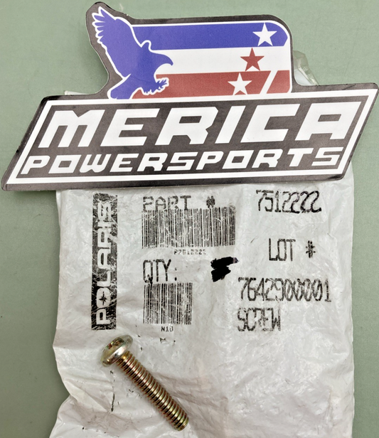 QTY 6 NEW GENUINE POLARIS 7512222 SCREW