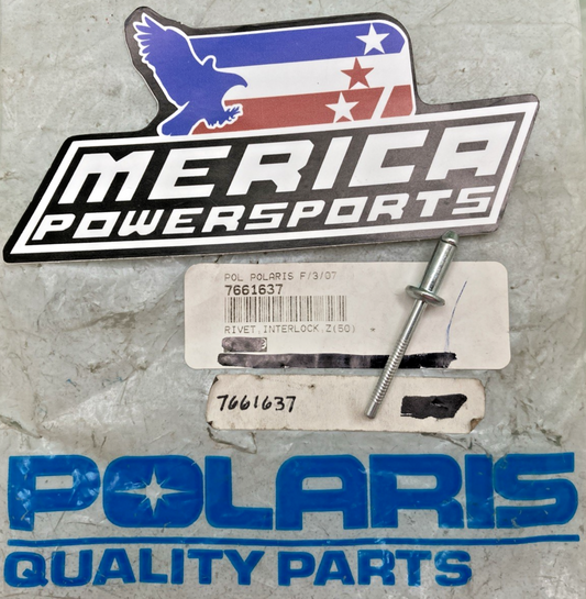 QTY 2 NEW GENUINE POLARIS 7661637 RIVET