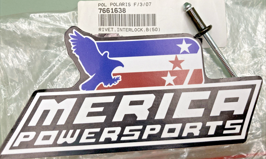 QTY 5 NEW REPLACES POLARIS 7661638 RIVET