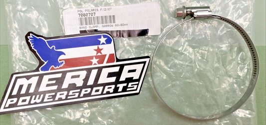 QTY 2 NEW REPLACES POLARIS 7080707 BAND CLAMP, NARROW 60-80MM