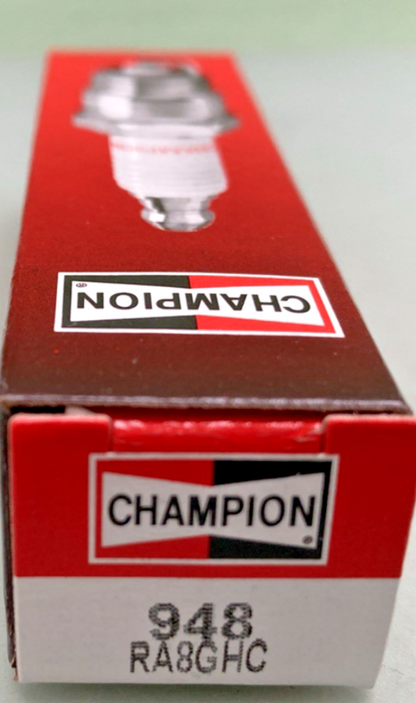 QTY 2 NEW GENUINE CHAMPION 948 COPPER PLUS RA8GHC SPARK PLUG