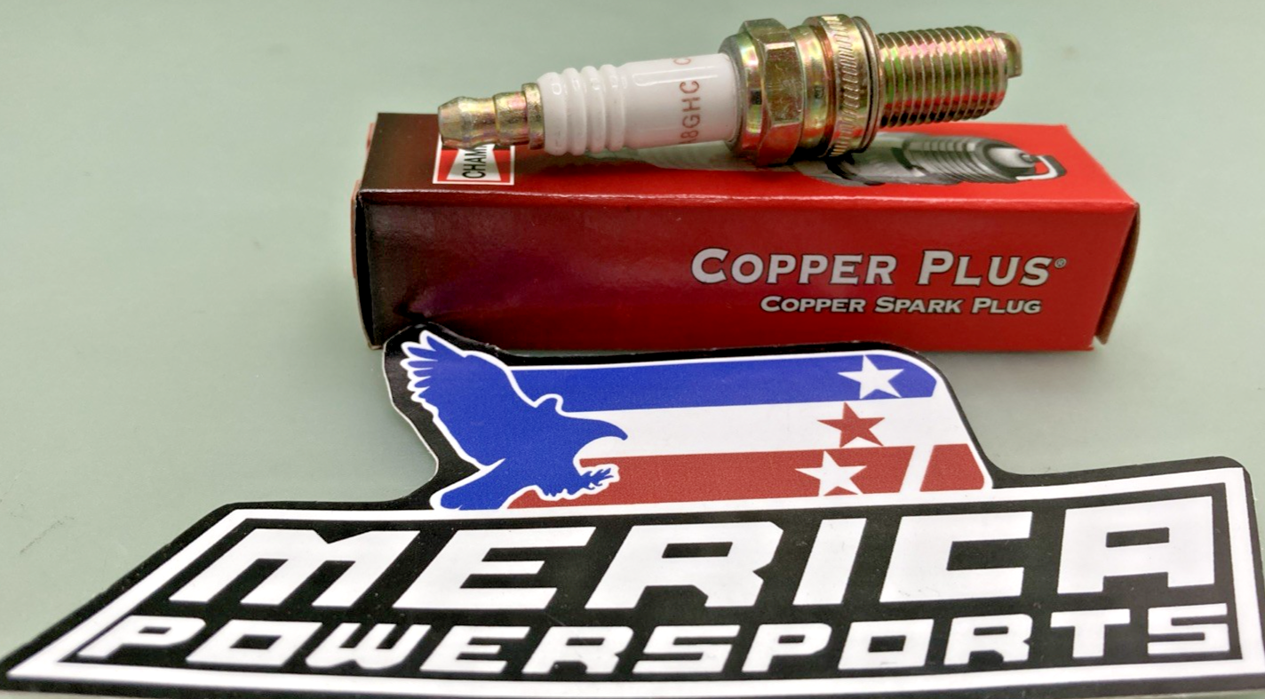 QTY 2 NEW GENUINE CHAMPION 948 COPPER PLUS RA8GHC SPARK PLUG
