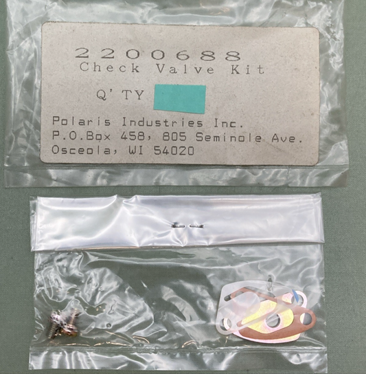 NEW GENUINE POLARIS 2200688 CHECK VALVE KIT