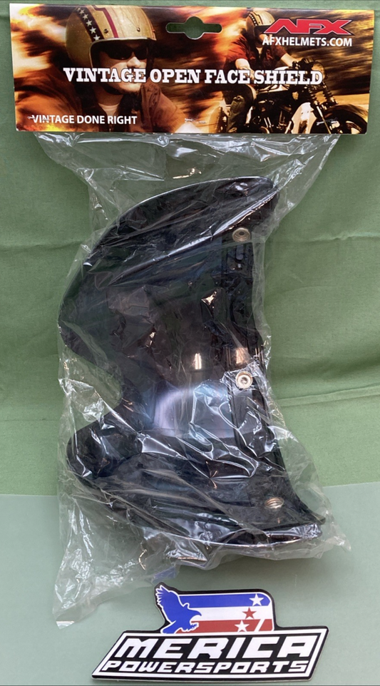 NEW GENUINE AFX 0131-0091 SHIELD FLIP SHORT 3-SNAP SM SIL, SILVER MIRROR