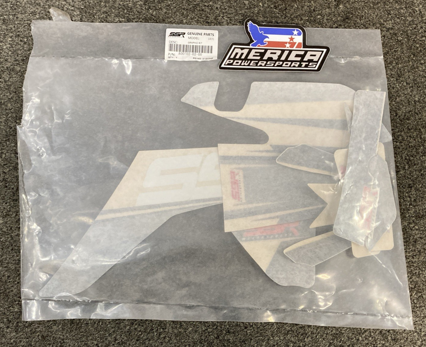NEW GENUINE SSR A00702-02-00 Graphic/Sticker Body Kit