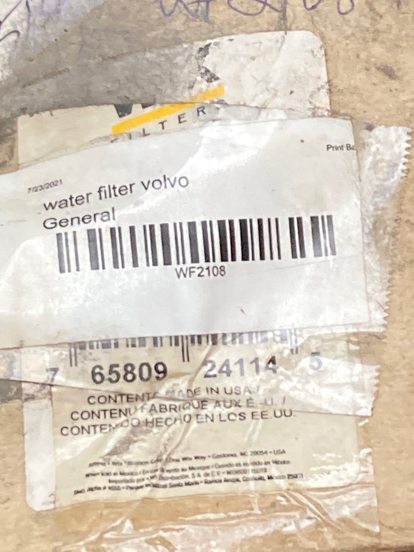 Wix 24114 Coolant Spin-On Filter New Genuine