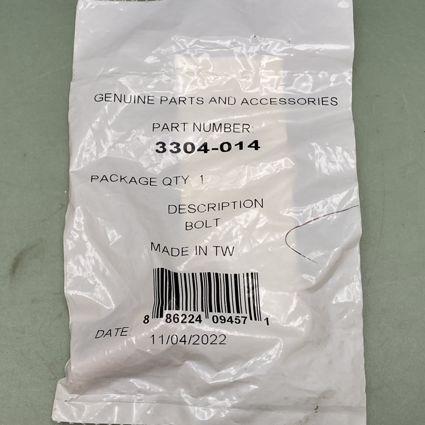 QTY 4 NEW GENUINE ARCTIC CAT 3303-341 PIN, DOWEL