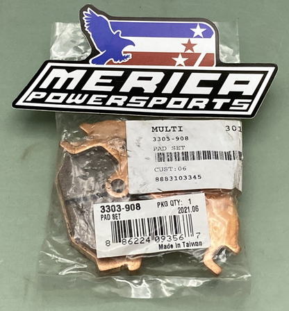 NEW REPLACES ARCTIC CAT 3303-908 PAD SET