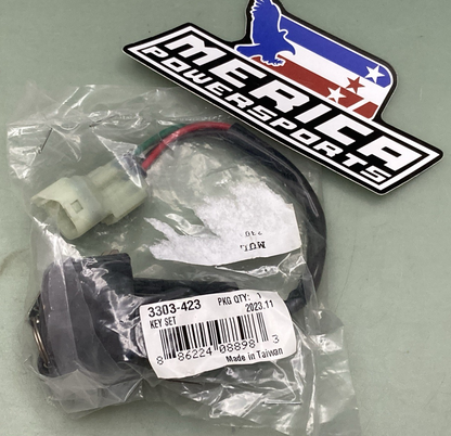 NEW REPLACES ARCTIC CAT 3303-423 KEY SET