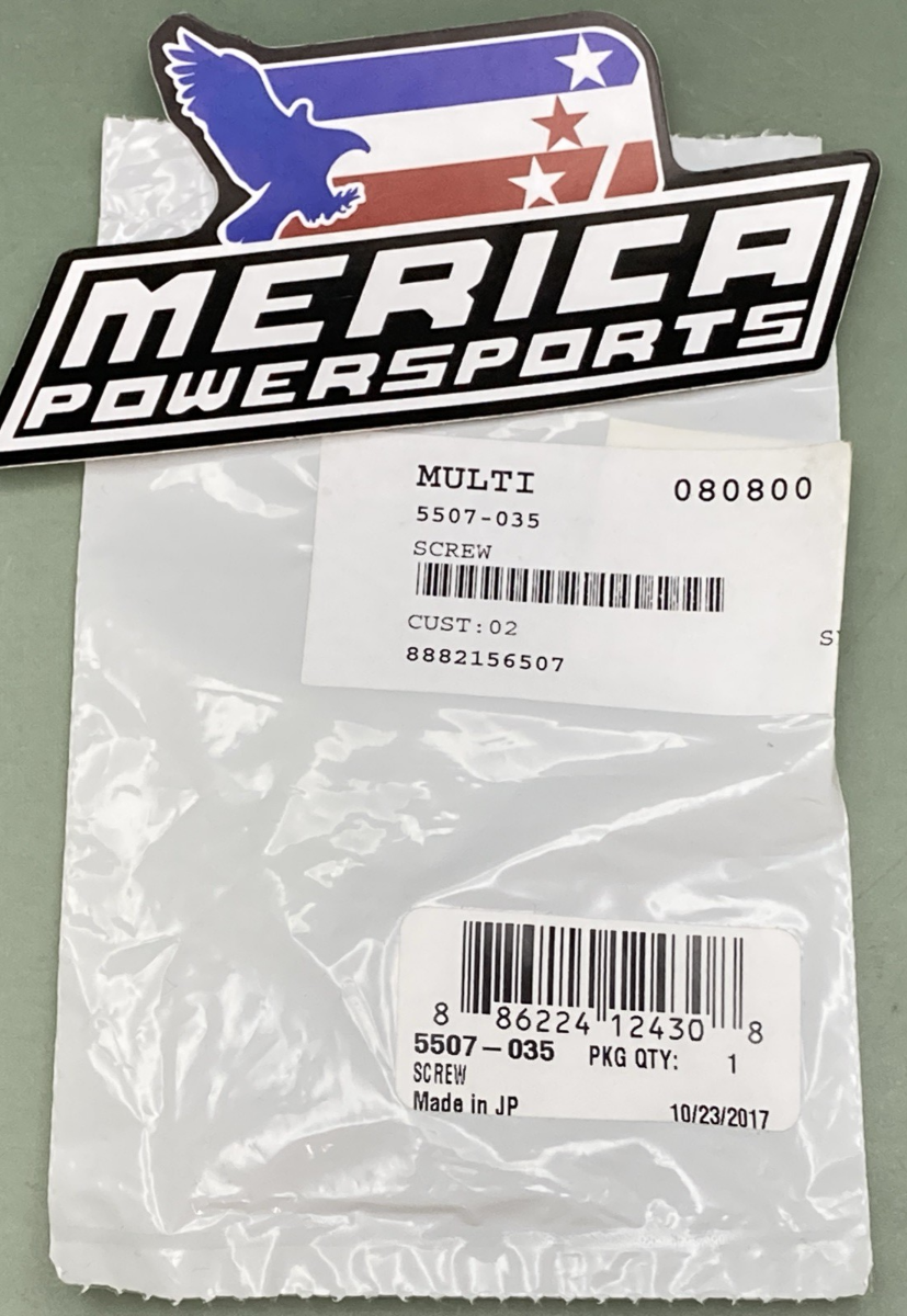 QTY 2 NEW GENUINE ARCTIC CAT 5507-035 SCREW