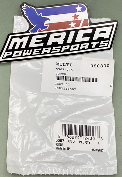QTY 2 NEW GENUINE ARCTIC CAT 5507-035 SCREW