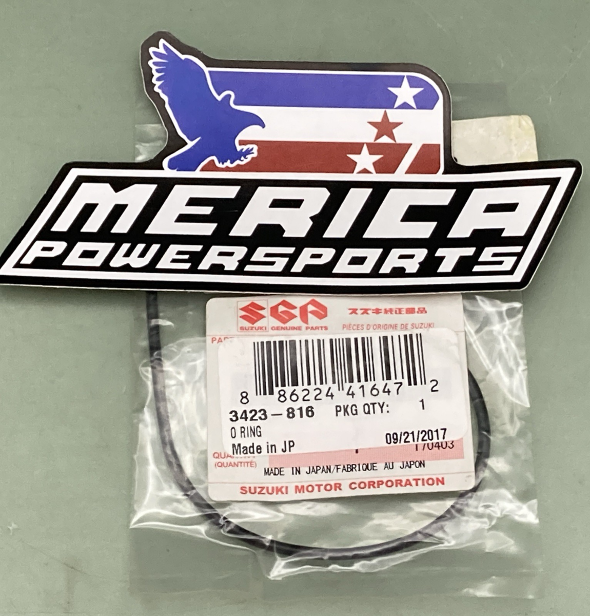 NEW GENUINE SUZUKI 17418-31G00 O-RING