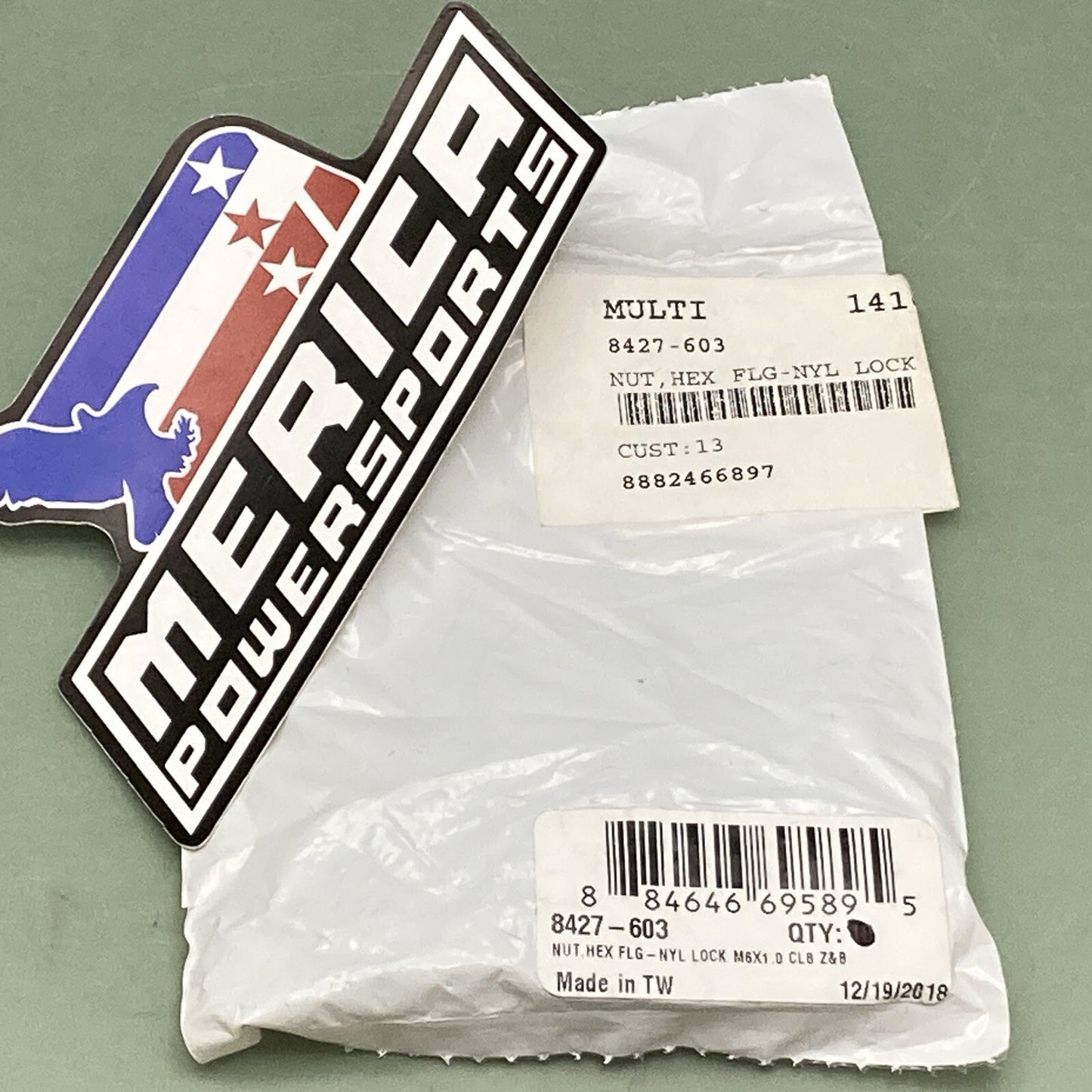 NEW GENUINE ARCTIC CAT 8427-603 HEX FLG NUT