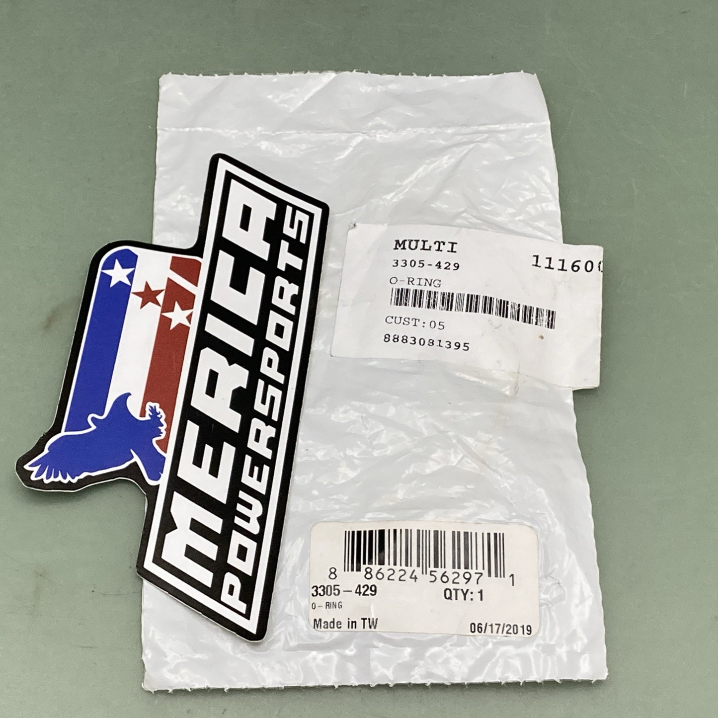 NEW GENUINE ARCTIC CAT 3305-429 O-RING