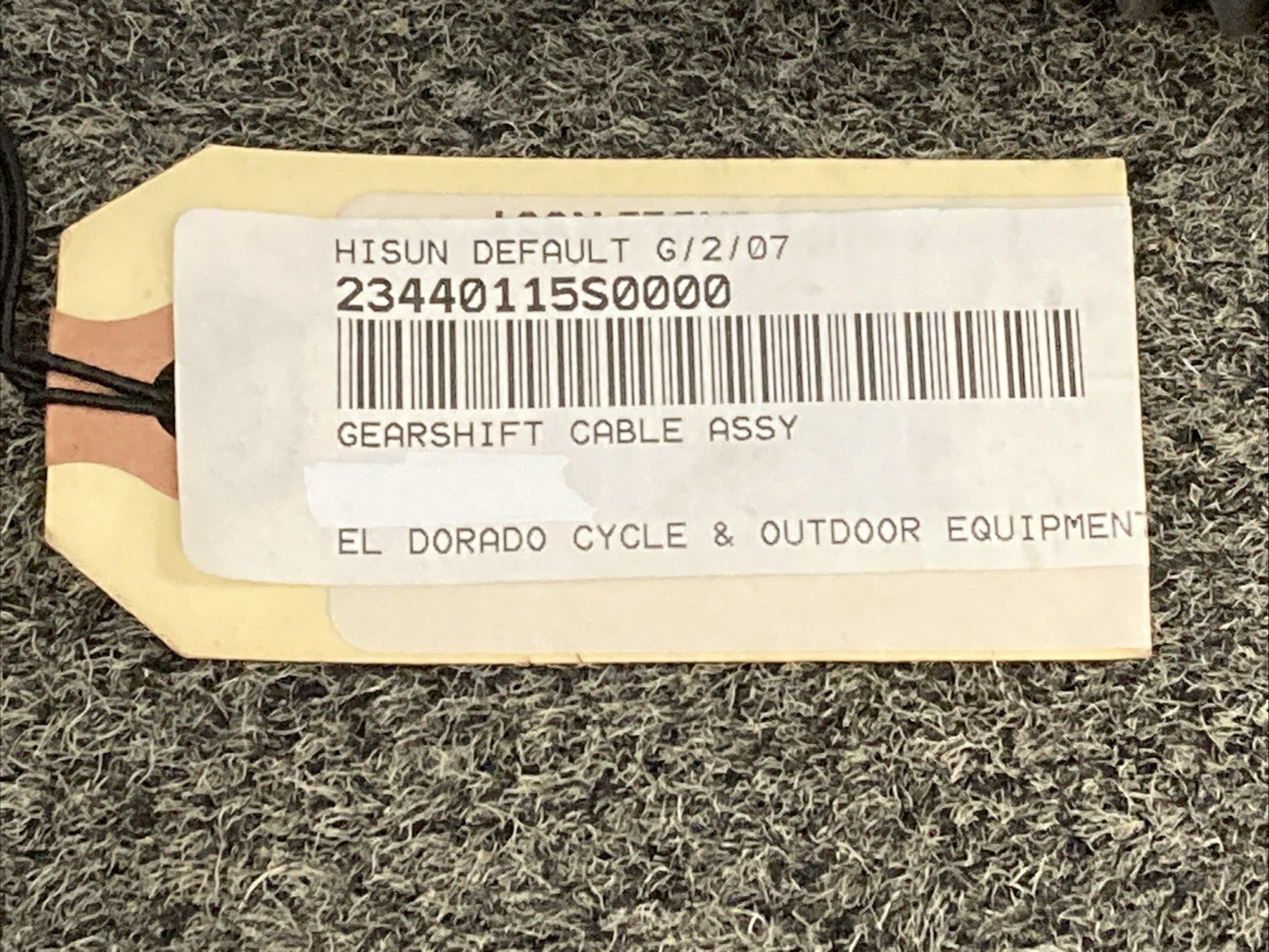 NEW REPLACES HISUN 23440115S0000 GEARSHIFT CABLE ASSY