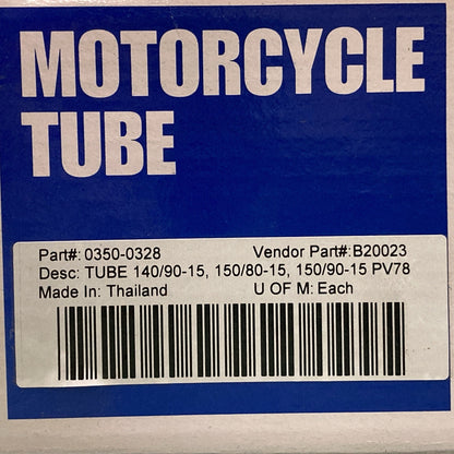 NEW GENUINE PARTS UNLIMITED 0350-0328 140/90-15 TUBE