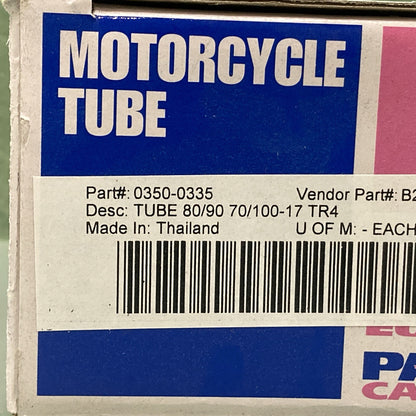 NEW GENUINE PARTS UNLIMITED 0350-0335 80/90 70/100-17 MOTORCYCLE TUBE