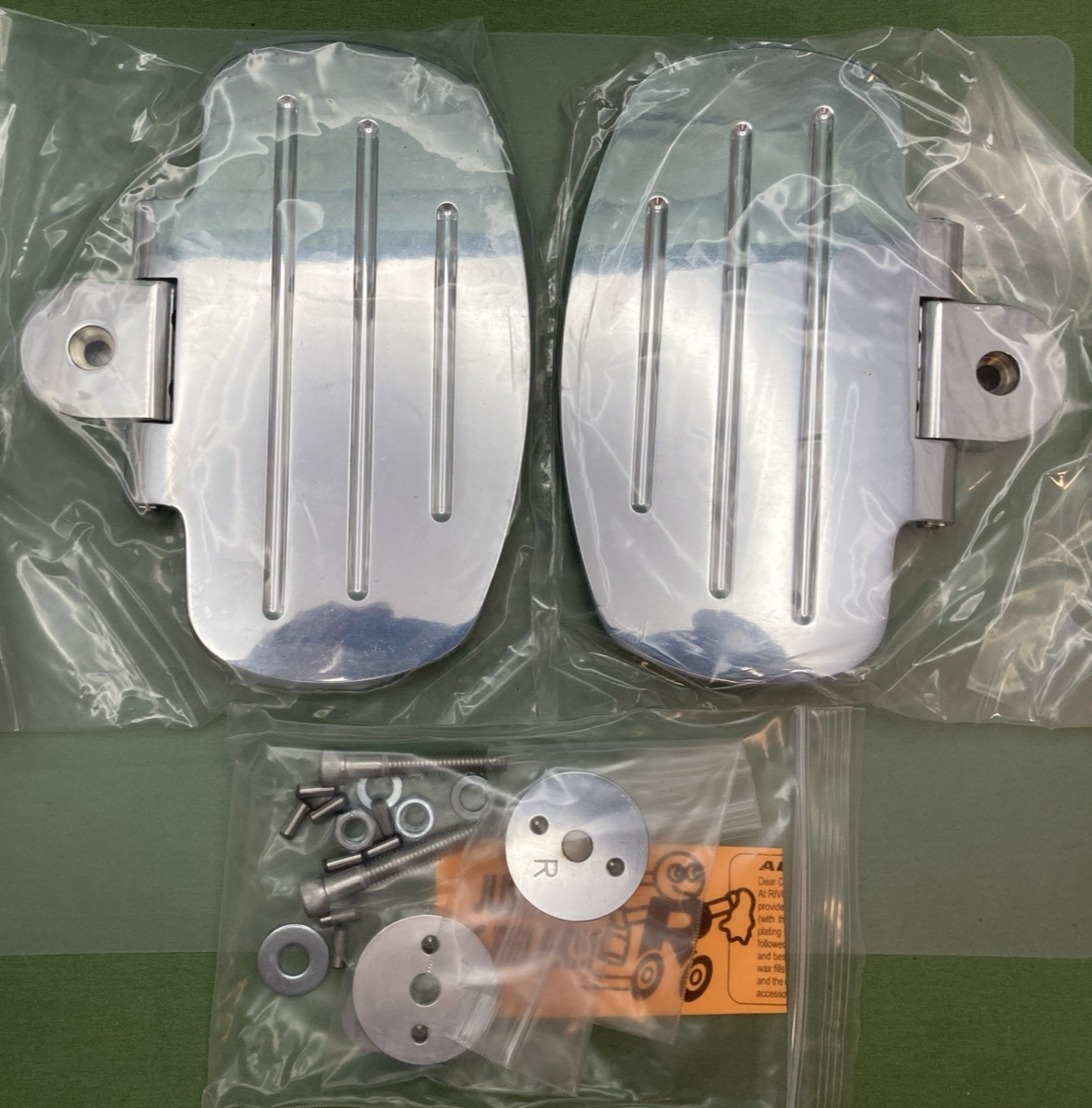 NEW GENUINE NIVCO TA005 BILLET ALUM PASSENGER BOARDS