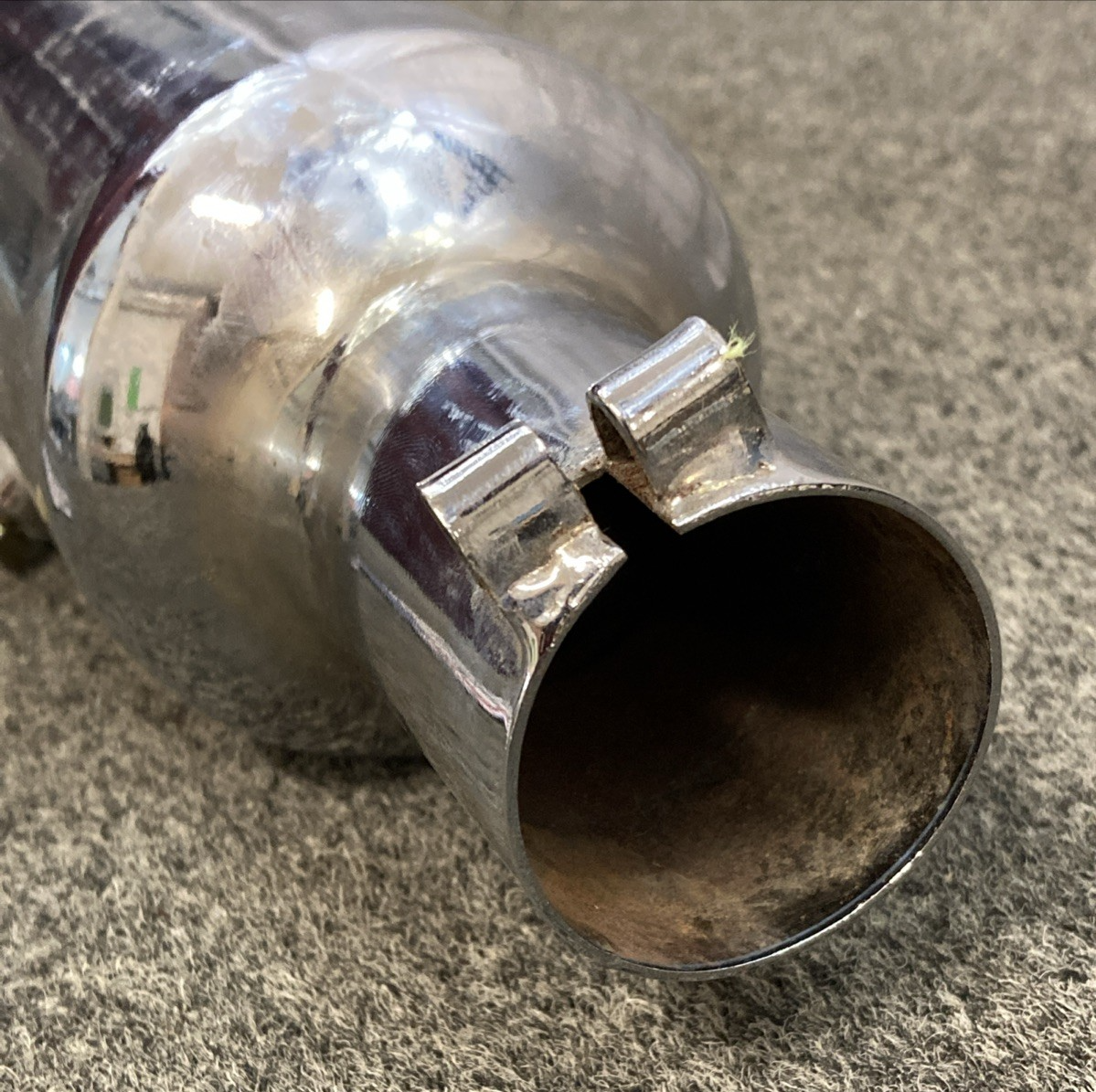 REPLACES ENFIELD Bullet Redditch Sixty 5 Right Short Muffler Exhaust Silencer