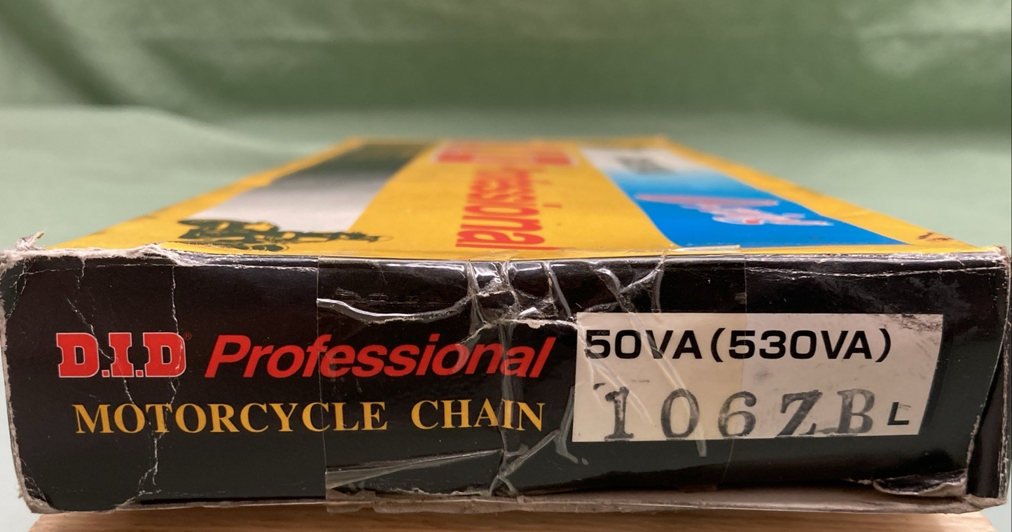 NEW GENUINE D.I.D PROFESSIONAL DID50VA O-RING MOTORCYCLE CHAIN