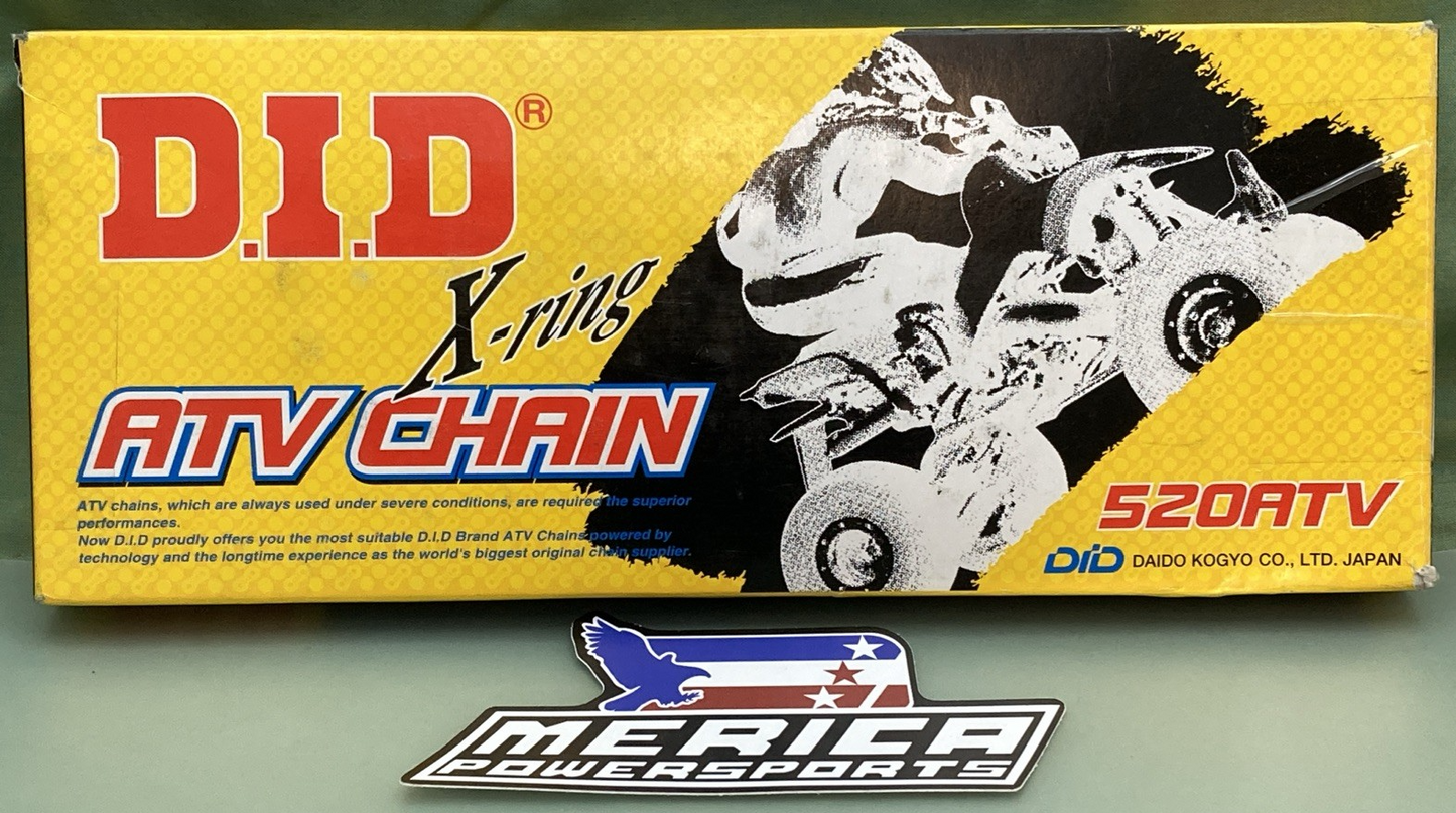 NEW GENUINE D.I.D 520 ATV X-Ring Chain