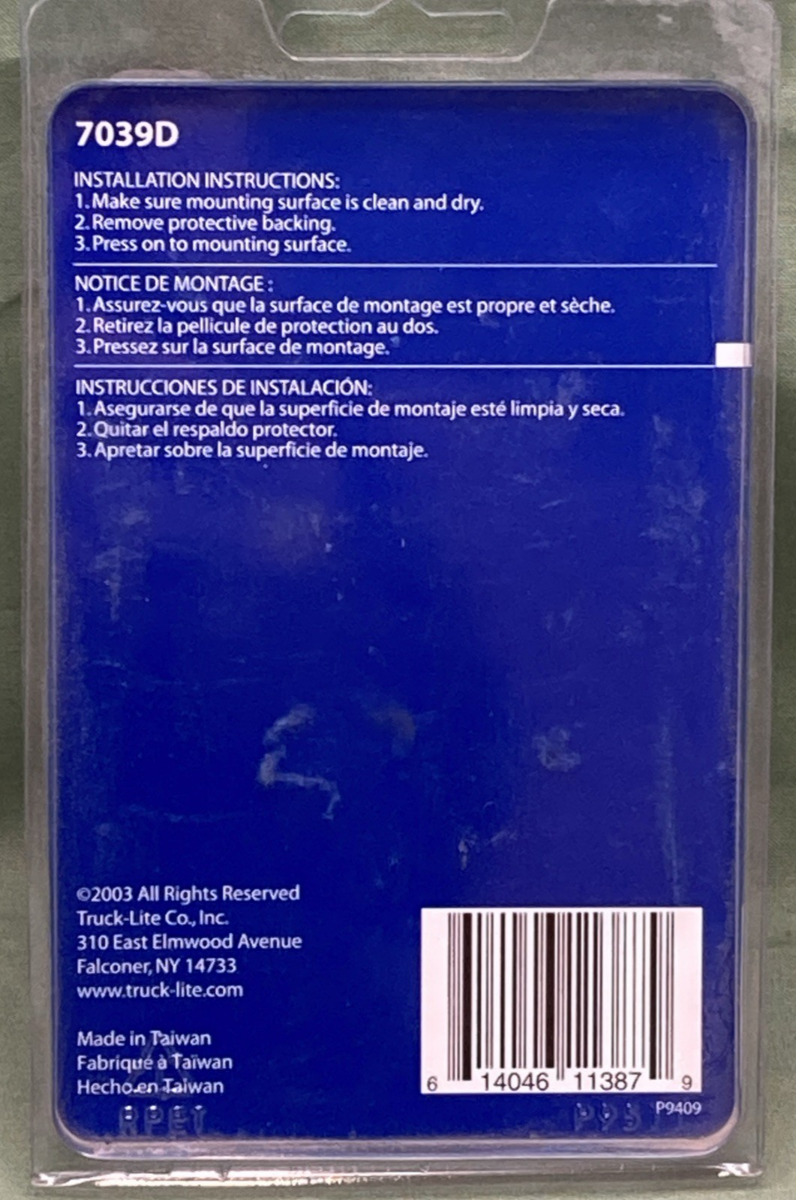 QTY 2 New Genuine Napa 7039D Convex Mirror, 3" Adhesive