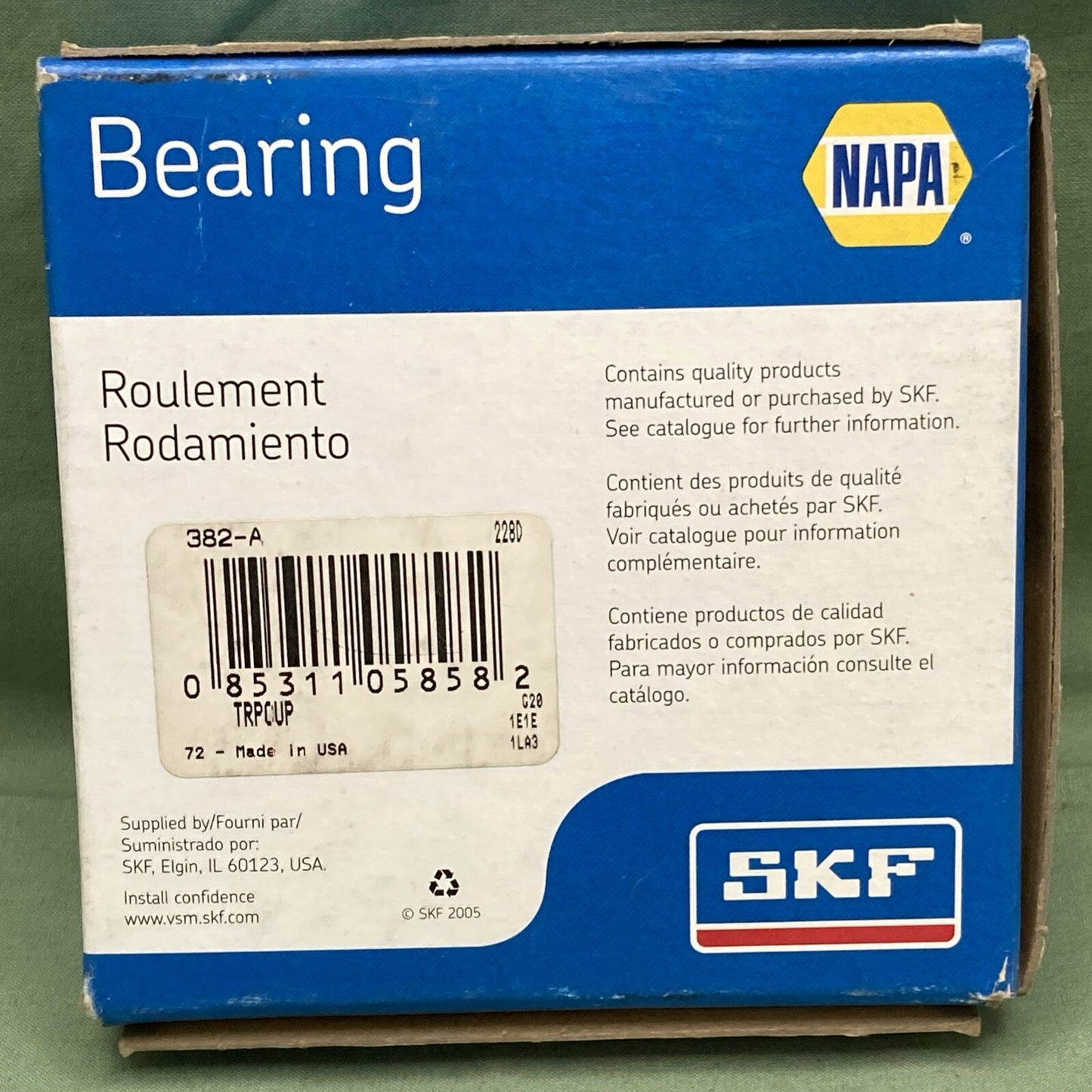 New Genuine Napa 382-A Bearing