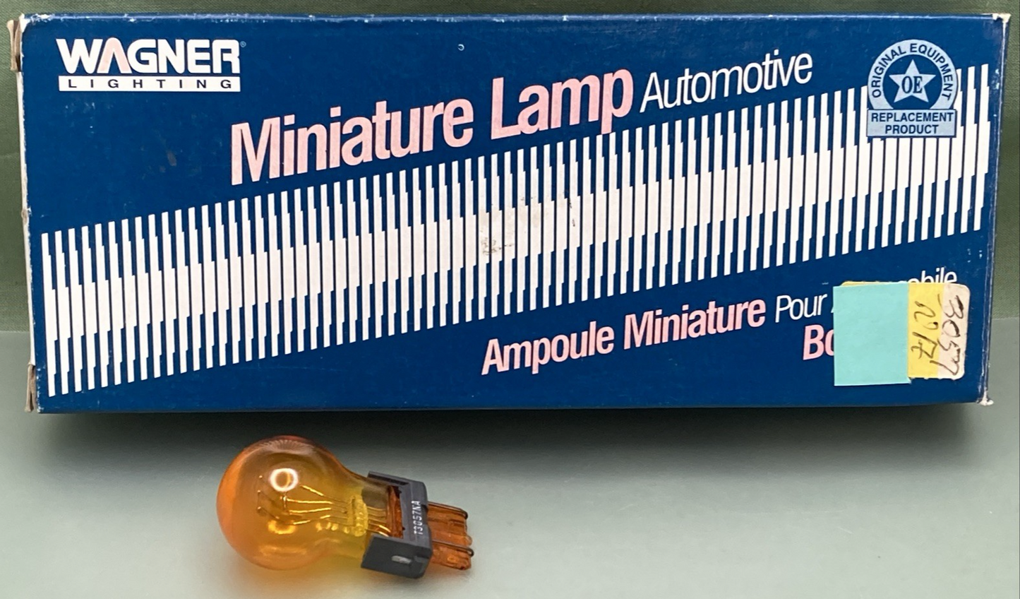 QTY 3 New Genuine Wagner Lightning 3057NA Miniature Lamp 14V, Automotive
