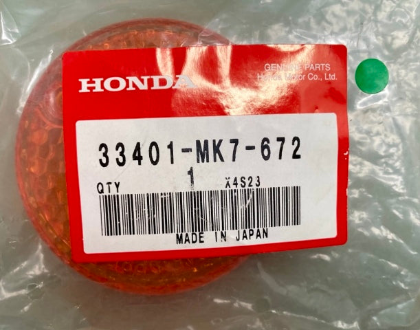 Honda 33401-MK7-672 Lens, Fr. New Genuine
