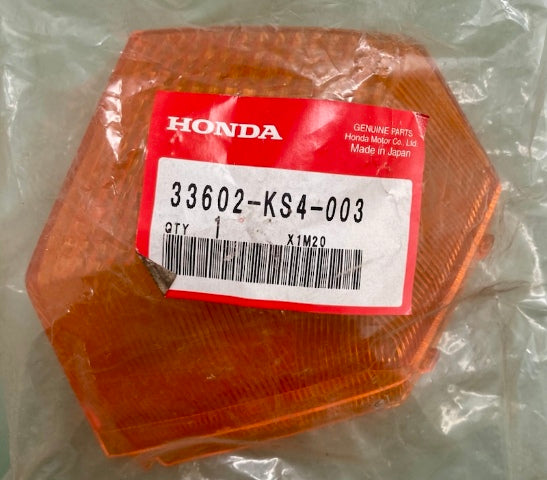 Honda 33602-KS4-003  Lens, R., Rr. New Genuine